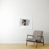 Tenture Photo simple moderne d'anniversaire d'animal de co (En situation (horizontale))
