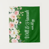 Tenture Photobooth de réception de mariage personnalisé av (Devant)