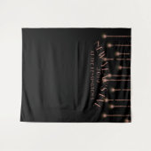 Tenture Photobooth élégant rose gold pour la Saint-Sylvest (Devant (Horizontal))