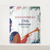 Tenture Photobooth personnalisé pour fête d'anniversaire a (Devant)