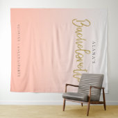 Tenture Photobooth pour enterrement de vie de jeune fille (En situation (horizontale))