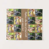 Tenture photocollage et texte (Devant (Horizontal))