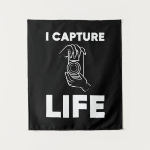 Tenture Photographe Capturer La Vie