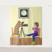 Tenture Photographe de chat (Devant)