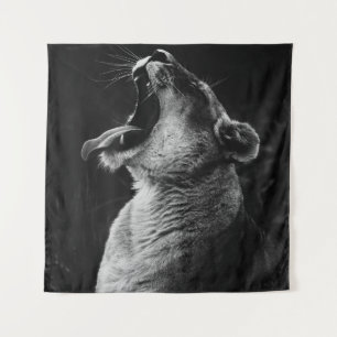 TENTURE PHOTOGRAPHIE À GRANDE ÉCHELLE DE LA LIONTÉ JEUNE