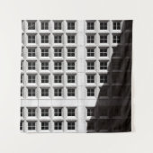 TENTURE PHOTOGRAPHIE ARCHITECTURALE DU BÂTIMENT BLANC (Devant (Horizontal))