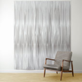 Tenture Photographie blanc Argent Chic Faux Tinsel fond (En situation)