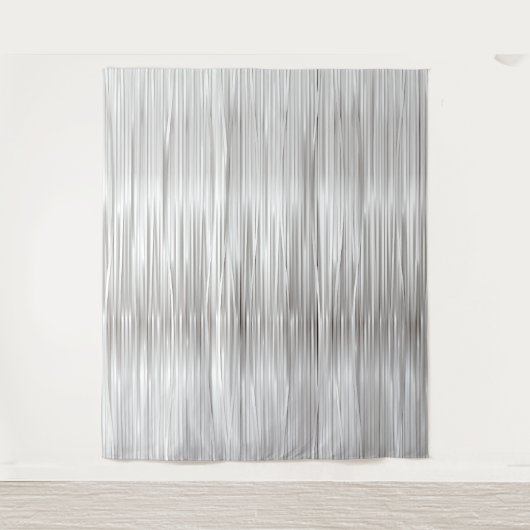 Tenture Photographie blanc Argent Chic Faux Tinsel fond (Devant)