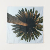 Tenture Photographie de l'oeil de ver de palmier (Devant (Horizontal))