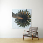 Tenture Photographie de l'oeil de ver de palmier (En situation (horizontale))