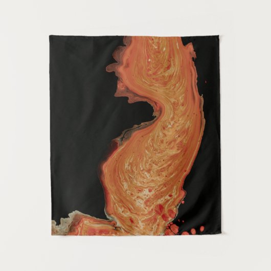 Tenture Photographie de peinture rouge (Devant)