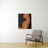 Tenture Photographie de peinture rouge (En situation)