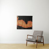 Tenture Photographie de peinture rouge (En situation (horizontale))