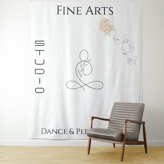 Tenture Photographie de studio de danse Prop Studio Toile (En situation)