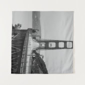 TENTURE PHOTOGRAPHIE GRASCALE DU PONT CÂBLE (Devant (Horizontal))