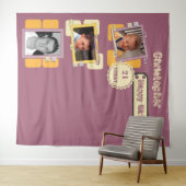 Tenture Photos d'âge 21e fête de Bourgogne fond (En situation (horizontale))