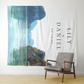 Tenture Phuket Tropical Wedding Photo Backdrop (En situation (horizontale))