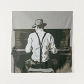 Tenture Pianiste de Charme en Harmonie (Devant)