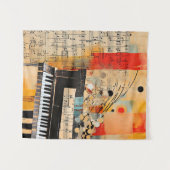 Tenture Piano Montage Abstrait (Devant (Horizontal))