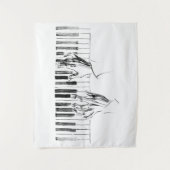 Tenture Piano music (Devant)