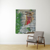 Tenture Piasa Bird Illinois Légende amérindienne (En situation)