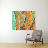 Tenture Pic coloré dans la mosaïque de Tree Faux (En situation (horizontale))