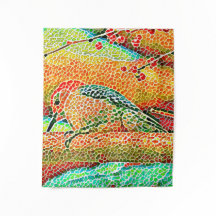 Pic coloré dans la mosaïque de Tree Faux