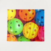 Tenture Pickleball coloré (Devant (Horizontal))