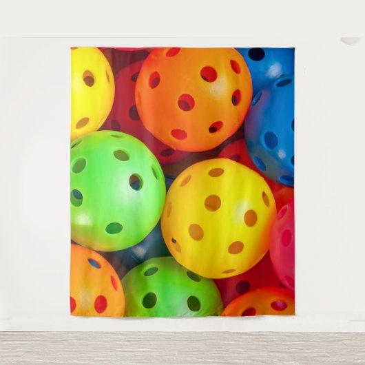 Tenture Pickleball Coloré (Devant)