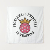 Tenture Pickleball femmes drôle (Devant)