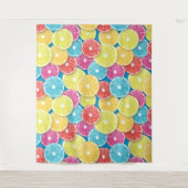 Tenture Pièces de fruits d'agrumes (Devant)