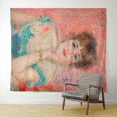 Tenture Pierre-Auguste Renoir - Actrice Jeanne Samary (En situation (horizontale))