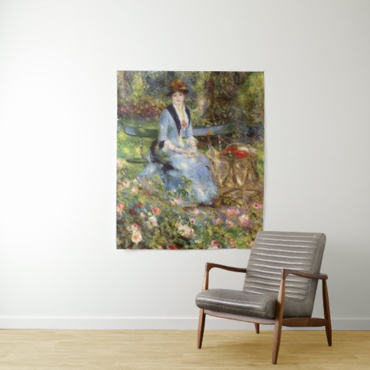 Tenture Pierre-Auguste Renoir - Dans les Roses (En situation)