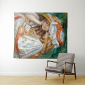 Tenture Pierre-Auguste Renoir - Deux Filles Lecture (En situation (horizontale))