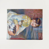Tenture Pierre-Auguste Renoir - Enfant avec chat (Devant (Horizontal))