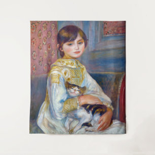 Tenture Pierre-Auguste Renoir - Enfant avec chat
