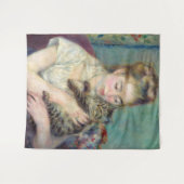 Tenture Pierre-Auguste Renoir - Femme avec chat (Devant (Horizontal))