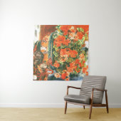 Tenture Pierre-Auguste Renoir Geraniums Et Chats (En situation (horizontale))