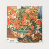 Tenture Pierre-Auguste Renoir Geraniums Et Chats (Devant)