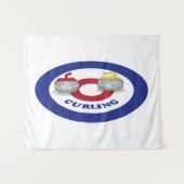 Tenture Pierre de curling (Devant (Horizontal))