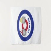 Tenture Pierre de curling (Devant)