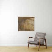 Tenture Pierre grise et jaune (En situation (horizontale))