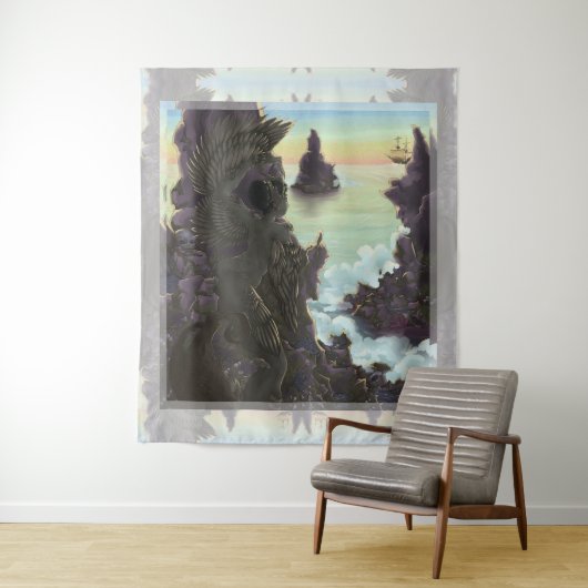 Tenture Pierres Siren (En situation)