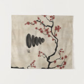 Tenture Pierres zen Sakura Tree (Devant (Horizontal))