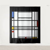 Tenture Piet Mondrian, Composition 10 (Devant)