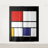 Tenture Piet Mondrian, Composition C (Devant)