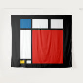 Tenture Piet Mondrian, Composition ii (Devant (Horizontal))