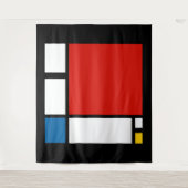 Tenture Piet Mondrian, Composition ii (Devant)