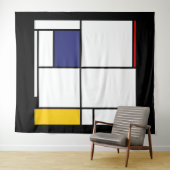 Tenture Piet Mondrian, Tableau 1 (En situation (horizontale))