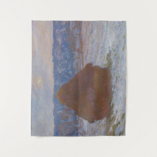 Tenture Pile de blé (Effet de neige, Jour couvert) (1890-9
